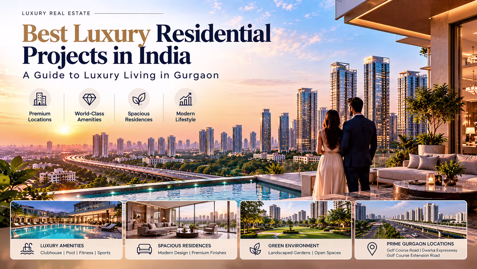 Best Luxury Residential Projects in India: A Guide to Luxury Living in Gurgaon