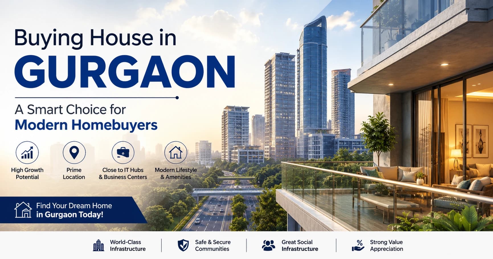 Buying House in Gurgaon: A Smart Choice for Modern Homebuyers